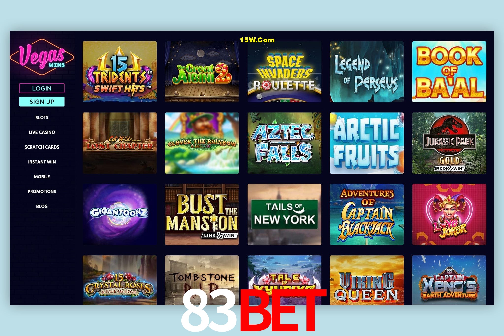 Live Casino 83Bet